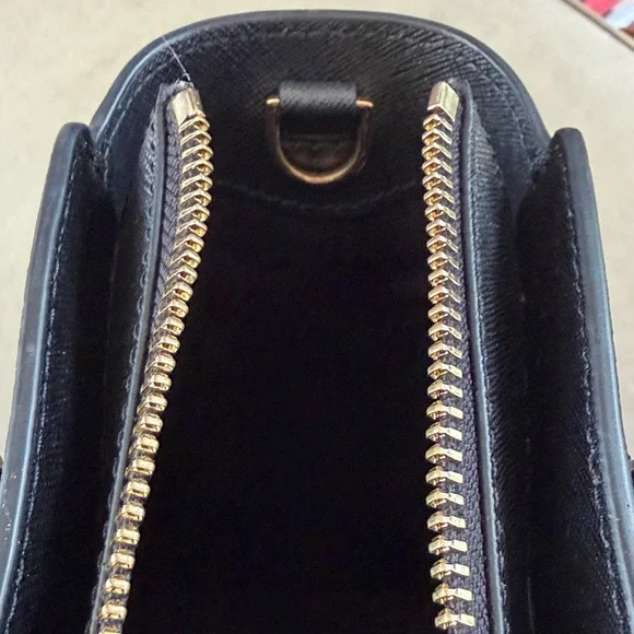 Tory Burch Black Tote Bag with Gold Accents - Picture 11 of 15